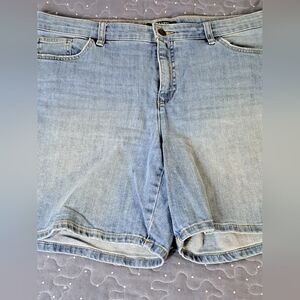 Chaps jean shorts size 14